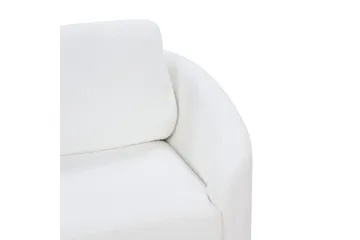 3-sitssoffa Beliani Trosa Beige, guld White - Huonekalut - Sohva - 3:n istuttava sohva