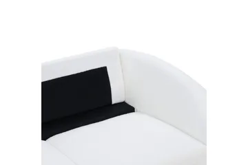 3-sitssoffa Beliani Trosa Beige, guld White - Huonekalut - Sohva - 3:n istuttava sohva