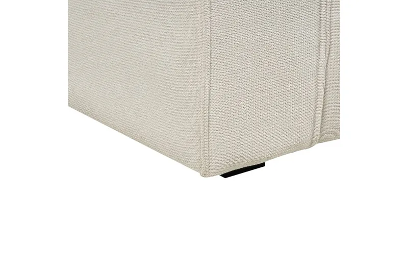 3-sitssoffa Beliani Viskan Beige, Manchestertyg White - Huonekalut - Sohva - 3:n istuttava sohva