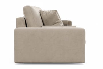 Arken Lyx 4-paikkainen syvä samettisohva - Beige - Huonekalut - Sohva - 4:n istuttava sohva