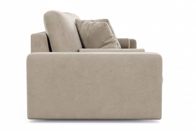 Arken Lyx 4-paikkainen syvä samettisohva - Beige - Huonekalut - Sohva - 4:n istuttava sohva