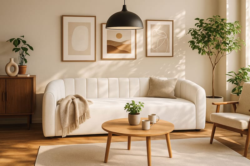 Avadala 4-istuttava Sohva - Beige - Huonekalut - Sohva - 4:n istuttava sohva