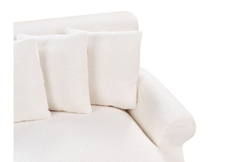 Bijan Sohva 2-istuttava - Valkoinen/Tumma puu - Huonekalut - Sohva - 2:n istuttava sohva