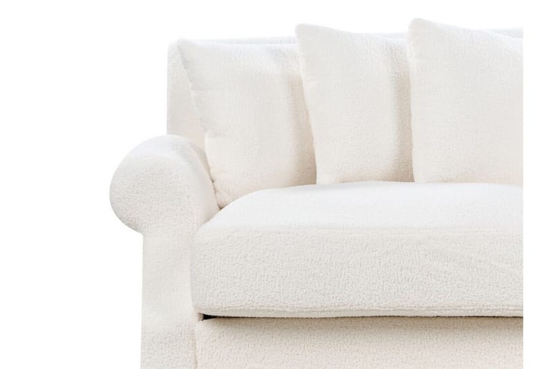 Bijan Sohva 2-istuttava - Valkoinen/Tumma puu - Huonekalut - Sohva - 2:n istuttava sohva