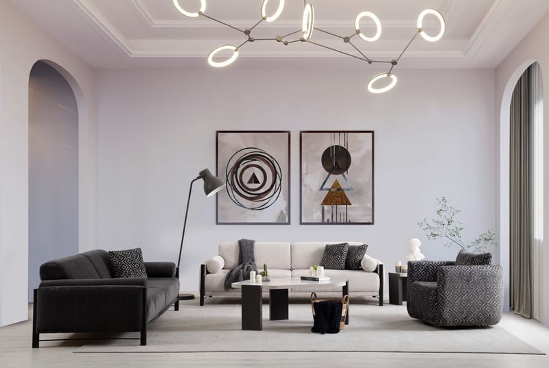 Childress 3-istuttava sohva Chenille - Huonekalut - Sohva