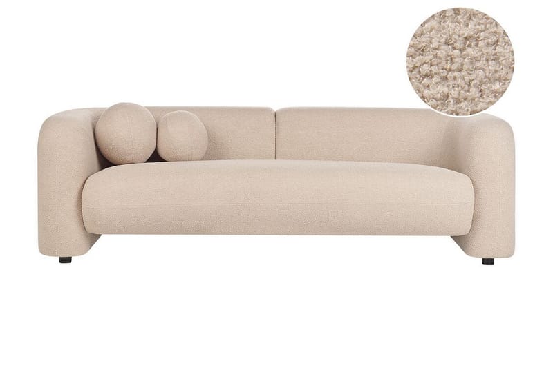 Fabion Sohva 3-istuttava - Beige - Huonekalut - Sohva - 3:n istuttava sohva