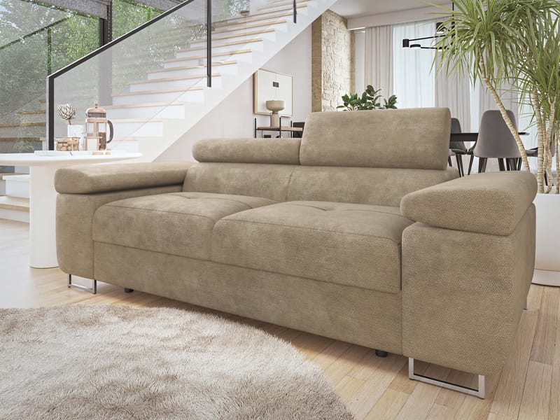 Gabina 2-istuttava sohva - beige - Huonekalut - Sohva