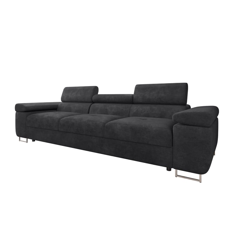 Gabina 3-istuttava sohva - musta - Huonekalut - Sohva