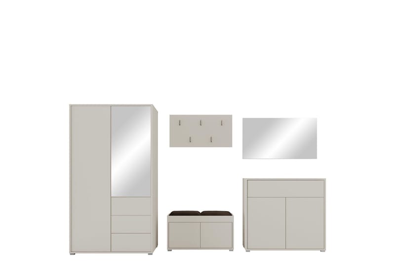 Agawal Eteiskalustepaketti - Huonekalut - Kalustesetit - Eteisen kalustesetit