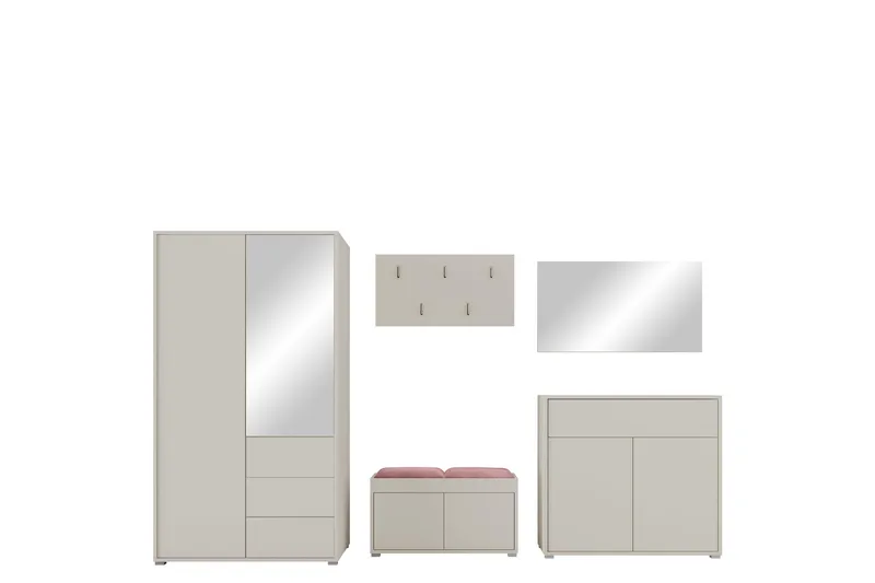 Agawal Eteiskalustepaketti - Huonekalut - Kalustesetit - Eteisen kalustesetit