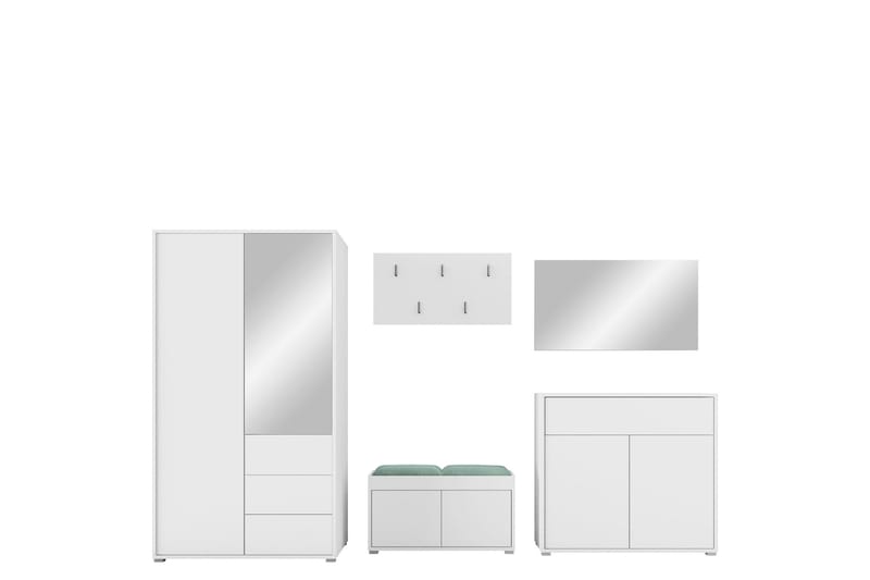 Agawal Eteiskalustepaketti - Huonekalut - Kalustesetit - Eteisen kalustesetit