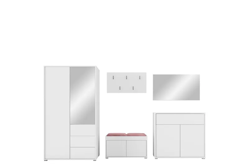 Agawal Eteiskalustepaketti - Huonekalut - Kalustesetit - Eteisen kalustesetit