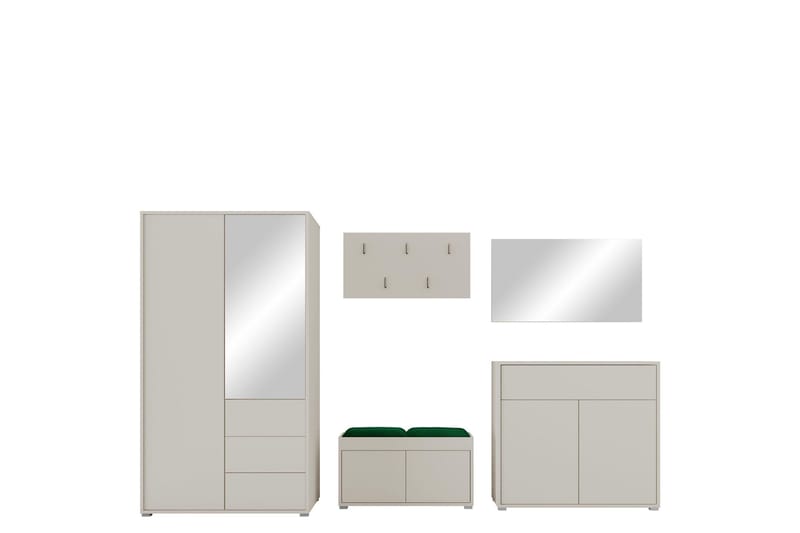 Agawal Eteiskalustepaketti - Huonekalut - Kalustesetit - Eteisen kalustesetit