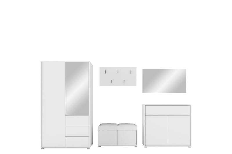 Agawal Eteiskalustepaketti - Huonekalut - Kalustesetit - Eteisen kalustesetit