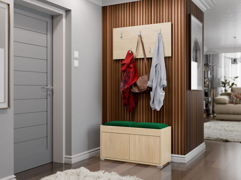 Agawal Hallmöbelset - Ruskea - Huonekalut - Kalustesetit - Eteisen kalustesetit