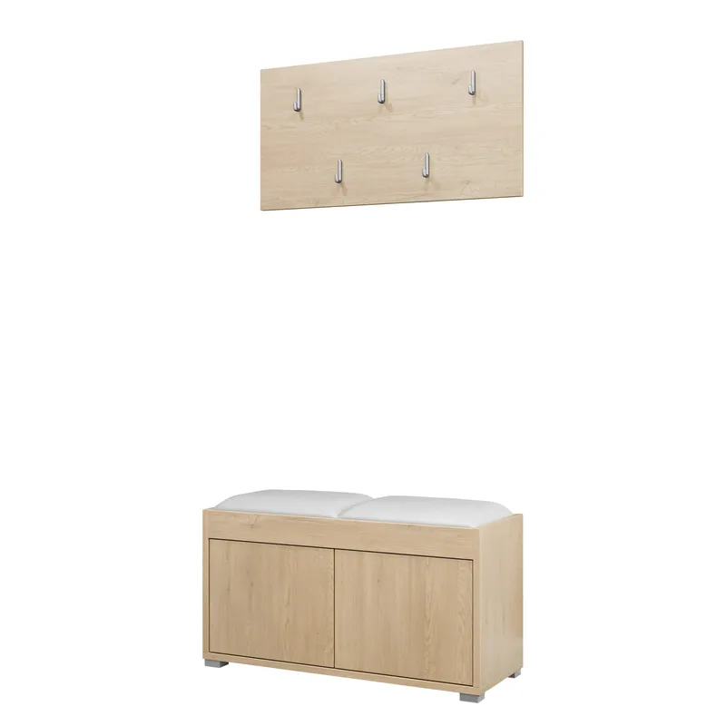 Agawal Hallmöbelset - Ruskea - Huonekalut - Kalustesetit - Eteisen kalustesetit