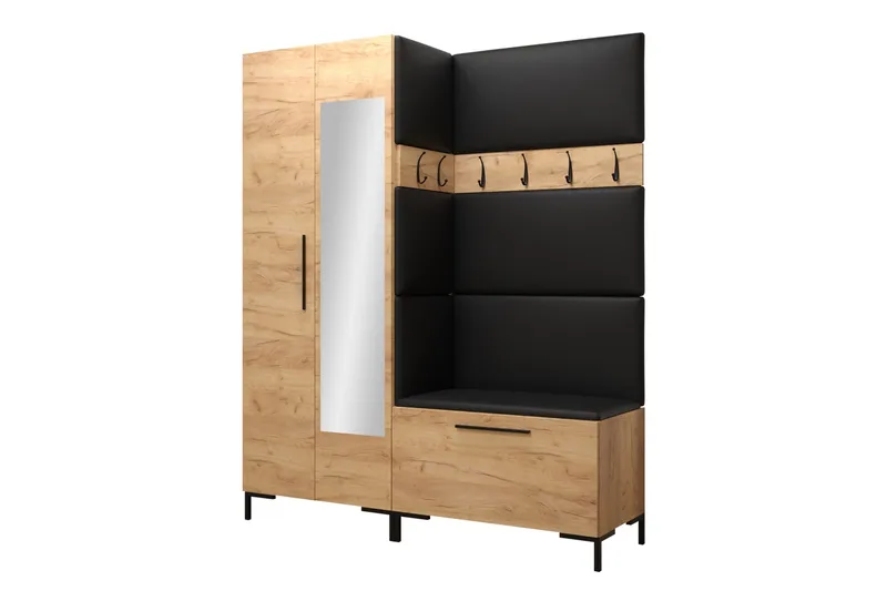 Ahsamin Hall -Huonekalusarja - Oranssi - Huonekalut - Kalustesetit - Eteisen kalustesetit