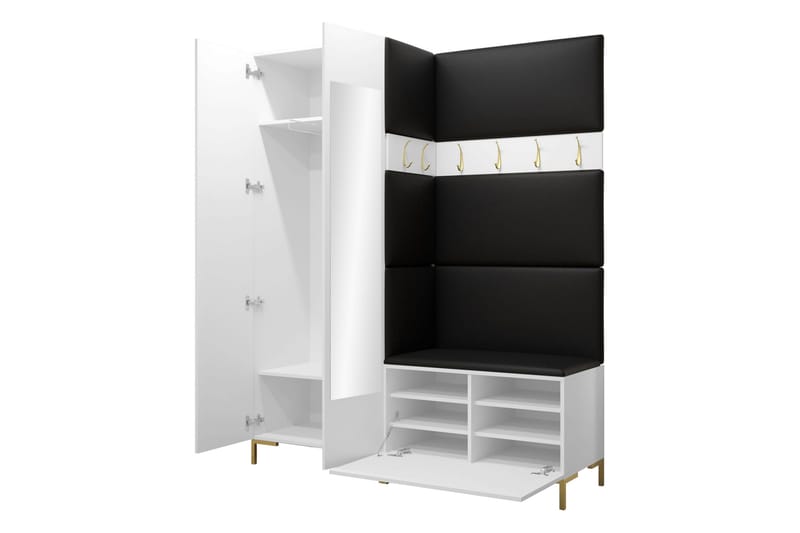 Ahsamin Hall -Huonekalusarja - Oranssi - Huonekalut - Kalustesetit - Eteisen kalustesetit