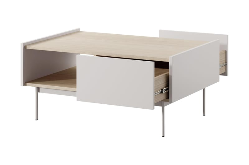 Akansh Huonekalusetti Olohuoneeseen - Beige - Huonekalut - Kalustesetit - Olohuoneen kalustesetit