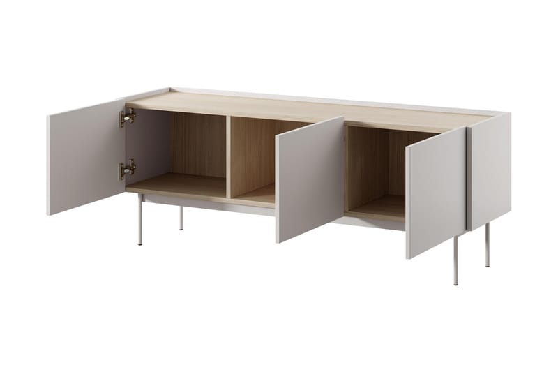 Akansh Huonekalusetti Olohuoneeseen - Beige - Huonekalut - Kalustesetit - Olohuoneen kalustesetit