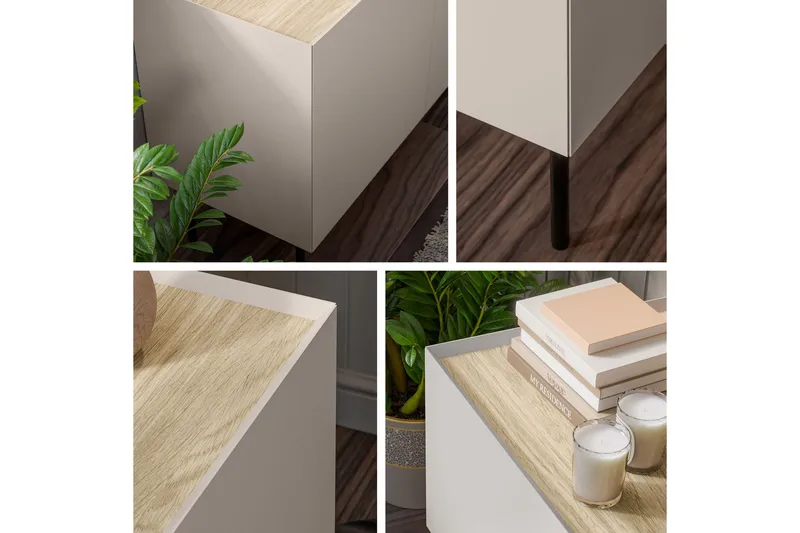 Akie Huonekalusetti Olohuoneeseen - Vihreä - Huonekalut - Kalustesetit - Olohuoneen kalustesetit