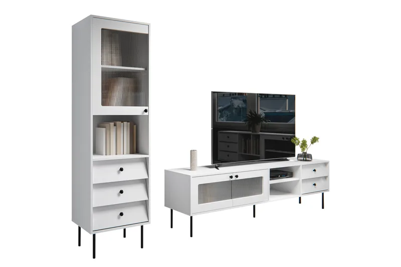 Akilesh Huonekalusetti Olohuoneeseen, Valkoinen