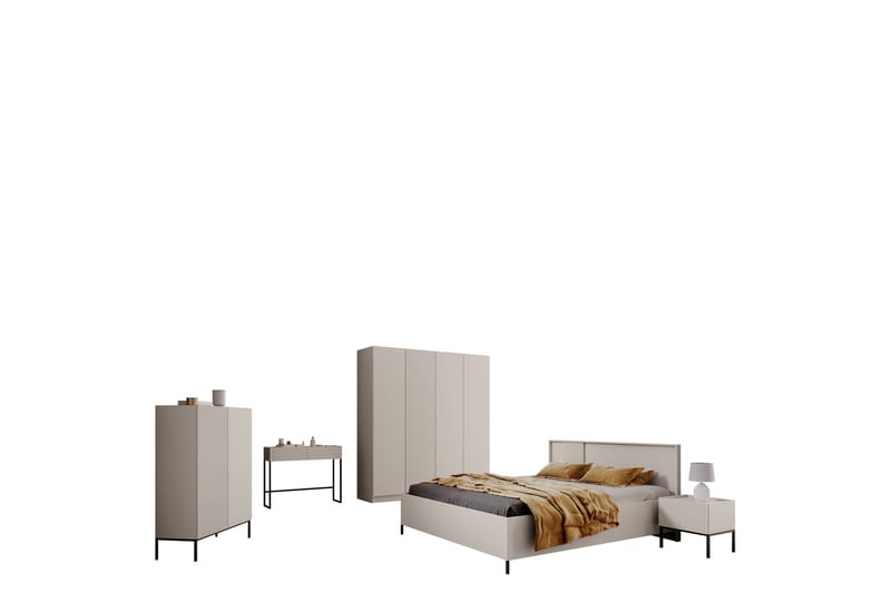 Amelus Huonekalusetti Makuuhuoneeseen, Cashmere