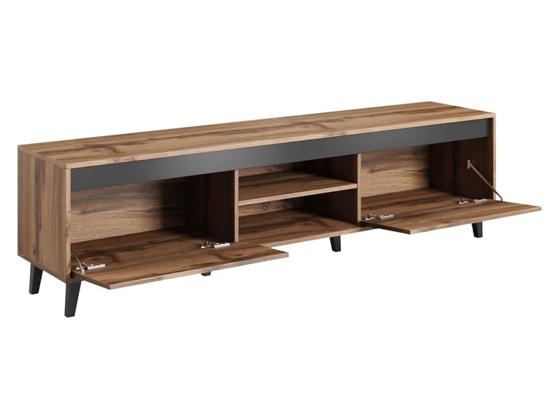 Amshyttan Olohuoneen kalustepaketti - Ruskea/Musta - Huonekalut - Kalustesetit - Olohuoneen kalustesetit