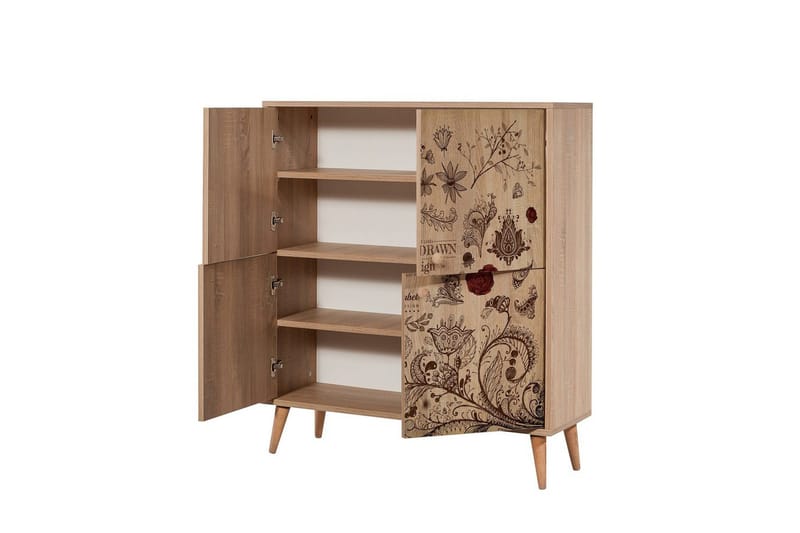 Anaya Eteiskalustesetti - Kivi - Huonekalut - Tuoli & nojatuoli - Penkki - Eteispenkki - Kenkäteline penkillä