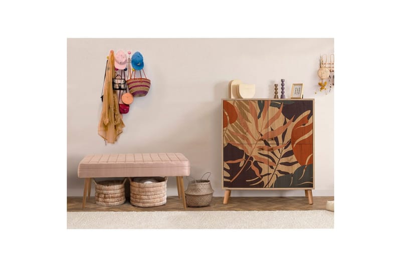 Anaya Eteiskalustesetti - Kivi - Huonekalut - Tuoli & nojatuoli - Penkki - Eteispenkki - Kenkäteline penkillä