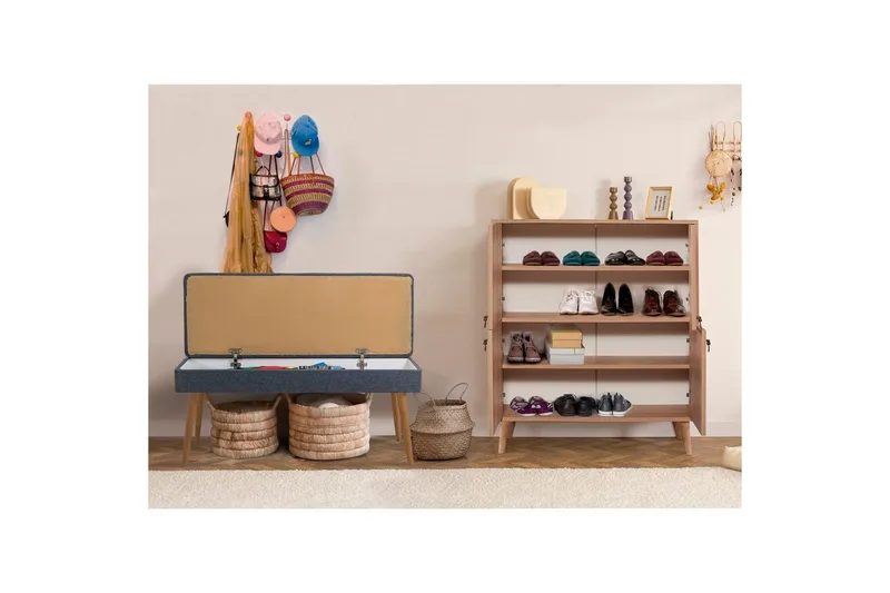 Anaya Eteiskalustesetti - Tummansininen - Huonekalut - Kalustesetit - Eteisen kalustesetit