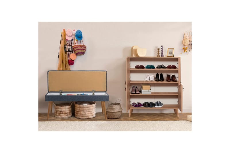 Anaya Eteiskalustesetti - Tummansininen - Huonekalut - Kalustesetit - Eteisen kalustesetit