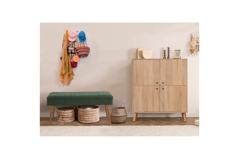 Anaya Eteiskalustesetti - Vihreä - Huonekalut - Kalustesetit - Eteisen kalustesetit