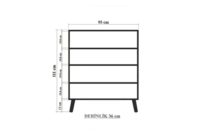 Anaya Eteiskalustesetti - Vihreä - Huonekalut - Kalustesetit - Eteisen kalustesetit