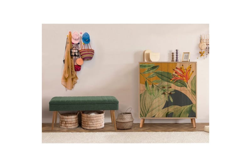 Anaya Eteiskalustesetti - Huonekalut - Tuoli & nojatuoli - Penkki - Eteispenkki - Kenkäteline penkillä