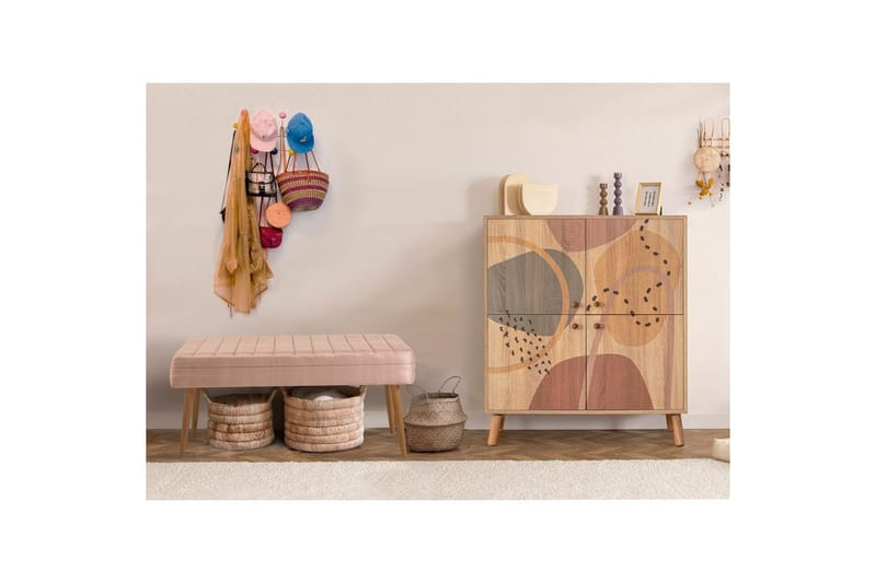 Anaya Eteiskalustesetti - Huonekalut - Tuoli & nojatuoli - Penkki - Eteispenkki - Kenkäteline penkillä