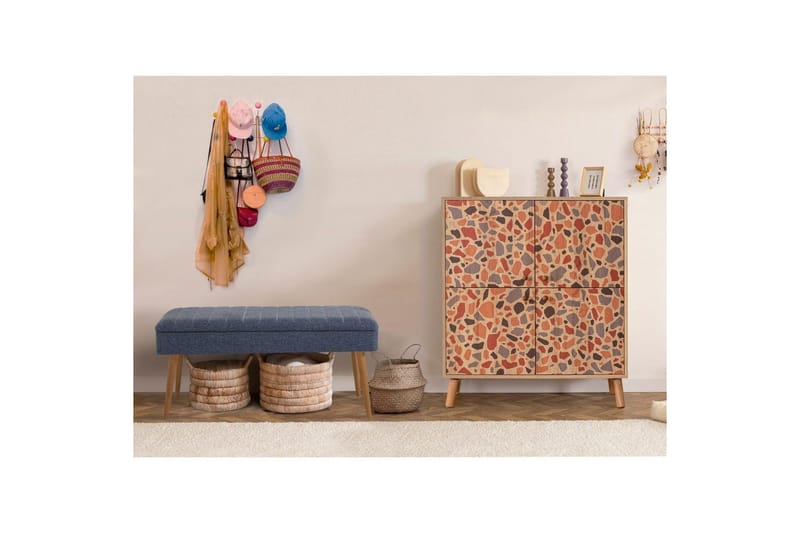 Anaya Eteiskalustesetti - Huonekalut - Tuoli & nojatuoli - Penkki - Eteispenkki - Kenkäteline penkillä