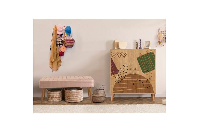 Anaya Eteiskalustesetti - Huonekalut - Tuoli & nojatuoli - Penkki - Eteispenkki - Kenkäteline penkillä