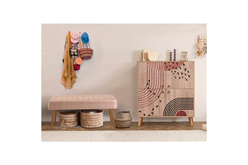 Anaya Eteiskalustesetti - Huonekalut - Tuoli & nojatuoli - Penkki - Eteispenkki - Kenkäteline penkillä