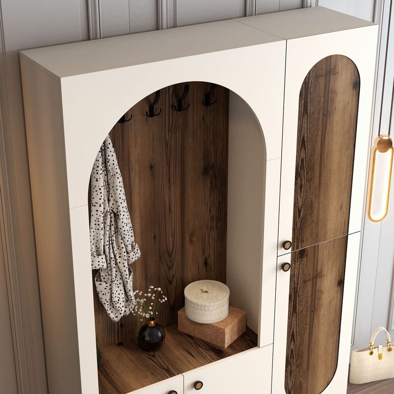 Ayleid eteiskaluste 200 cm - Huonekalut - Kalustesetit - Eteisen kalustesetit