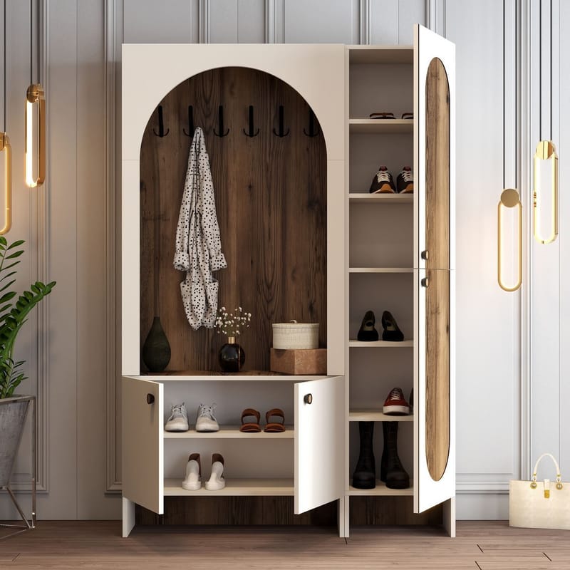 Ayleid eteiskaluste 200 cm - Huonekalut - Kalustesetit - Eteisen kalustesetit