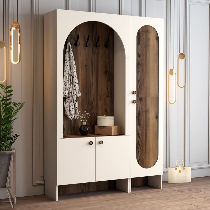 Ayleid eteiskaluste 200 cm - Huonekalut - Kalustesetit - Eteisen kalustesetit