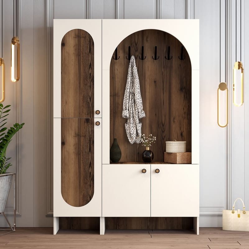 Ayleid eteiskaluste 200 cm - Huonekalut - Kalustesetit - Eteisen kalustesetit