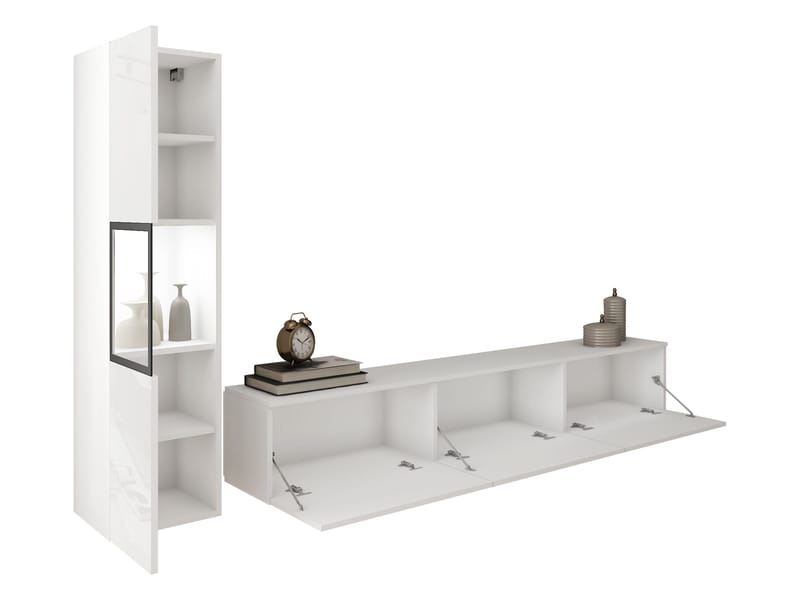 Bergfelde TV-yksikkö 2 osaa - Huonekalut - Kalustesetit - Olohuoneen kalustesetit