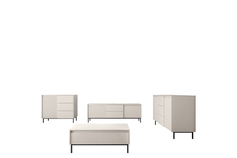 Bjurholm Huonekalusetti Olohuoneeseen, Beige