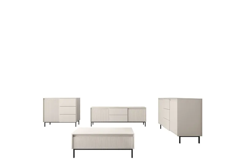 Bjurholm Huonekalusetti Olohuoneeseen, Beige