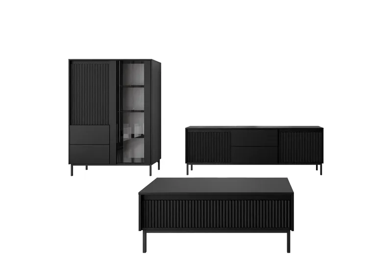 Bjurholm Kalustesarja Olohuoneeseen, Musta