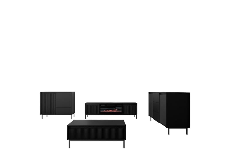 Bjurholm Kalustesarja Olohuoneeseen - Valkoinen - Huonekalut - Kalustesetit - Olohuoneen kalustesetit