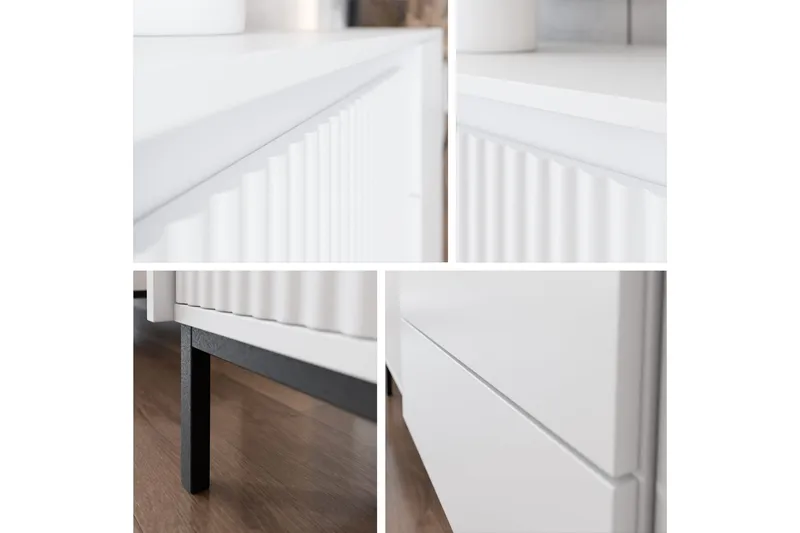 Bjurholm Kalustesarja Olohuoneeseen - Valkoinen - Huonekalut - Kalustesetit - Olohuoneen kalustesetit