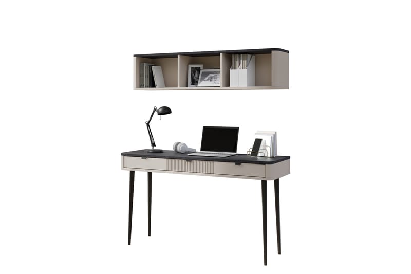 Cucina-Huonekalusetti Olohuoneeseen - Beige/Harmaa - Huonekalut - Kalustesetit - Olohuoneen kalustesetit